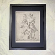 Reginald Marsh "League Print" CUSTOM FRAMED Art