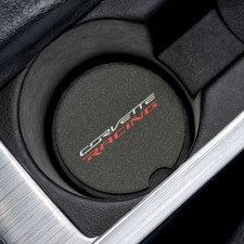 Corvette Racing Soapstone Car Coaster   Vehicle Interior Accessory