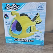 Cepia Zhu Zhu Aquarium Submarine Set Fish Included Z1021 Age 4-7 2023