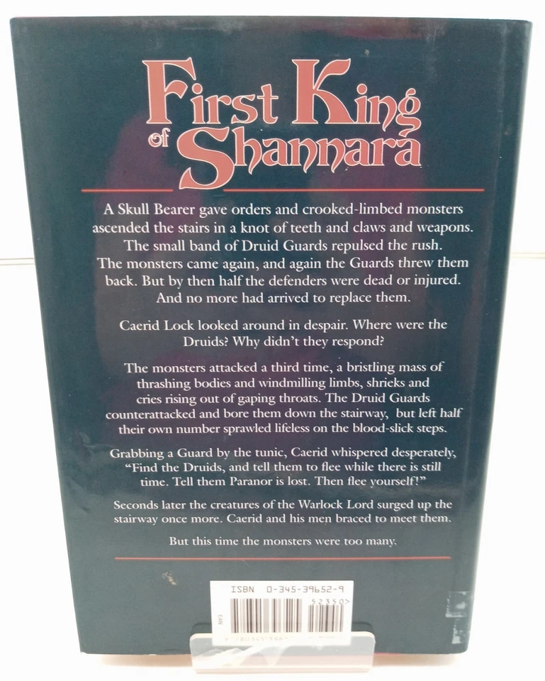 First King of Shannara by Terry Brooks Hardcover 1ST Edition SIGNED 1996 Foto 2 de 4