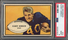 1953 Bowman #22 Elroy Hirsch PSA MINT 9 POP 6