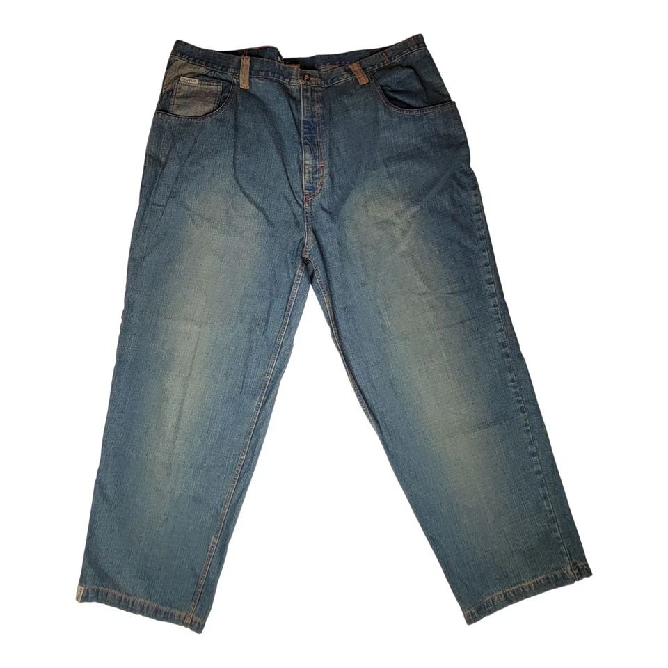 Pantalones de mezclilla informales para hombre DNM Attitude piernas sueltas talla 48 x 33 estilo 98550 Foto 4 de 4