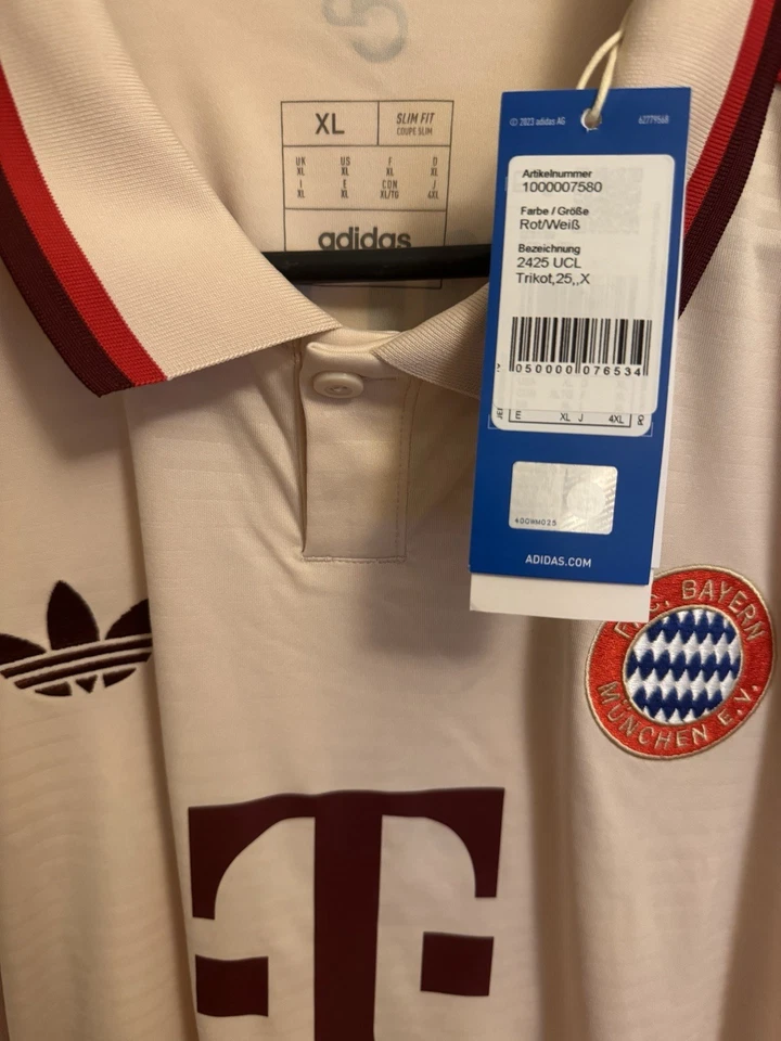 Letzte Rabatte! FC Bayern München Trikot mit Müller Signatur Adidas Größe Xl - Bild 3 von 4