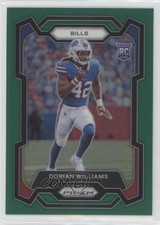 2023 Panini Prizm Rookies Green Prizm Dorian Williams #309 05ol