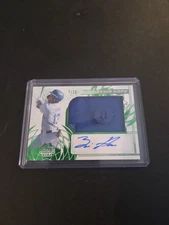 2024 Leaf Trinity Baseball ZYHIR HOPE Button Patch Auto 7/25 - #PA-ZH1 - Dodgers