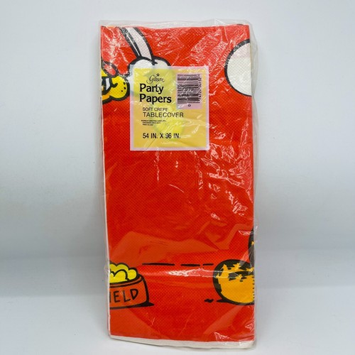 Vintage Gibson Paper Party Tablecloth Garfield - 第 1/6 張圖片