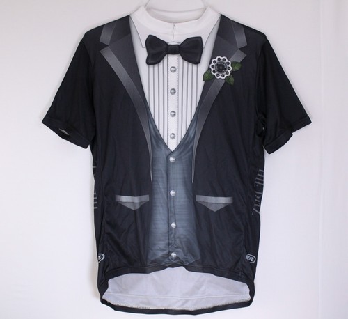 PRIMAL Radtrikot "The Ritz" schwarz Smoking kurzarm Gr. XL schwarz weiß