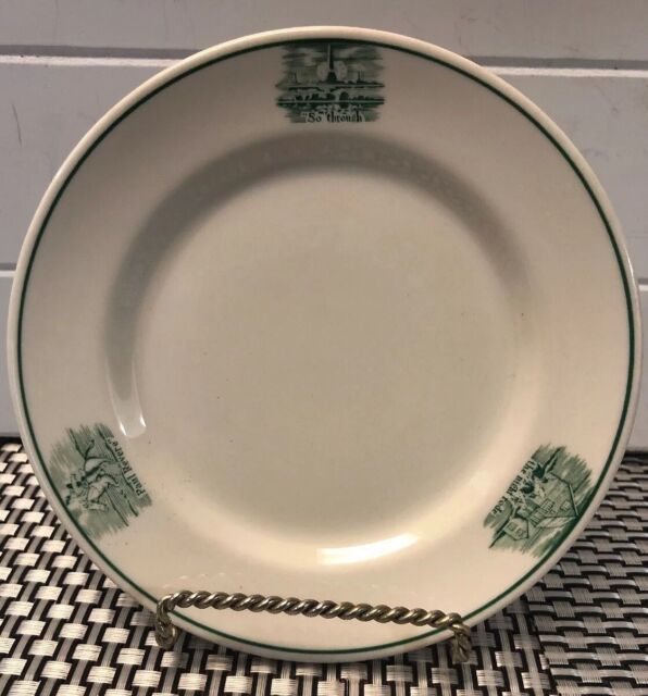 Vintage Walker China Paul Revere Restaurant Ware Salad Plate 7” Bedford