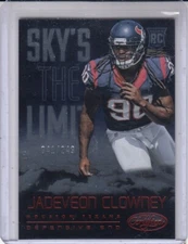 JADEVEON CLOWNEY 2014 Panini Certified Sky's the Limit Red #1 RC 41/249 Texans
