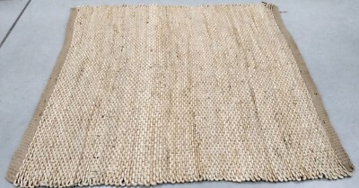 NATURAL 6' X 6' Square Broken Thread Rug, Reduced Price 1172717515 NF459A-6SQ