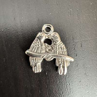 Silver Sharm, Necklace Bracelet Key Holder. Two Pigeons Theme