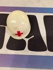 Vintage Action Figure Medic Red Cross Helmet white GI JOE Captain Action