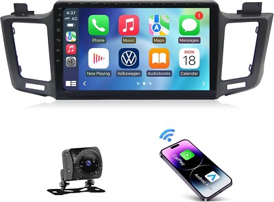 4+64GB For Toyota RAV4 2013-2018 Apple Carplay Car Stereo Radio 10.1'' Android 13