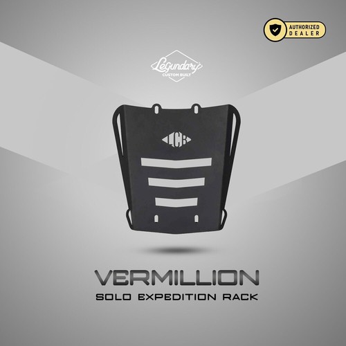 Legundary Vermillion Solo Expedition Rack Carrier Plate for Meteor