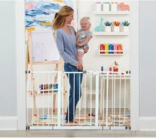 REGALO WIDESPAN EXTRA WIDE BABY GATE 29"-56" 4" 8" 12" EXTENSION KIT MODEL #1158