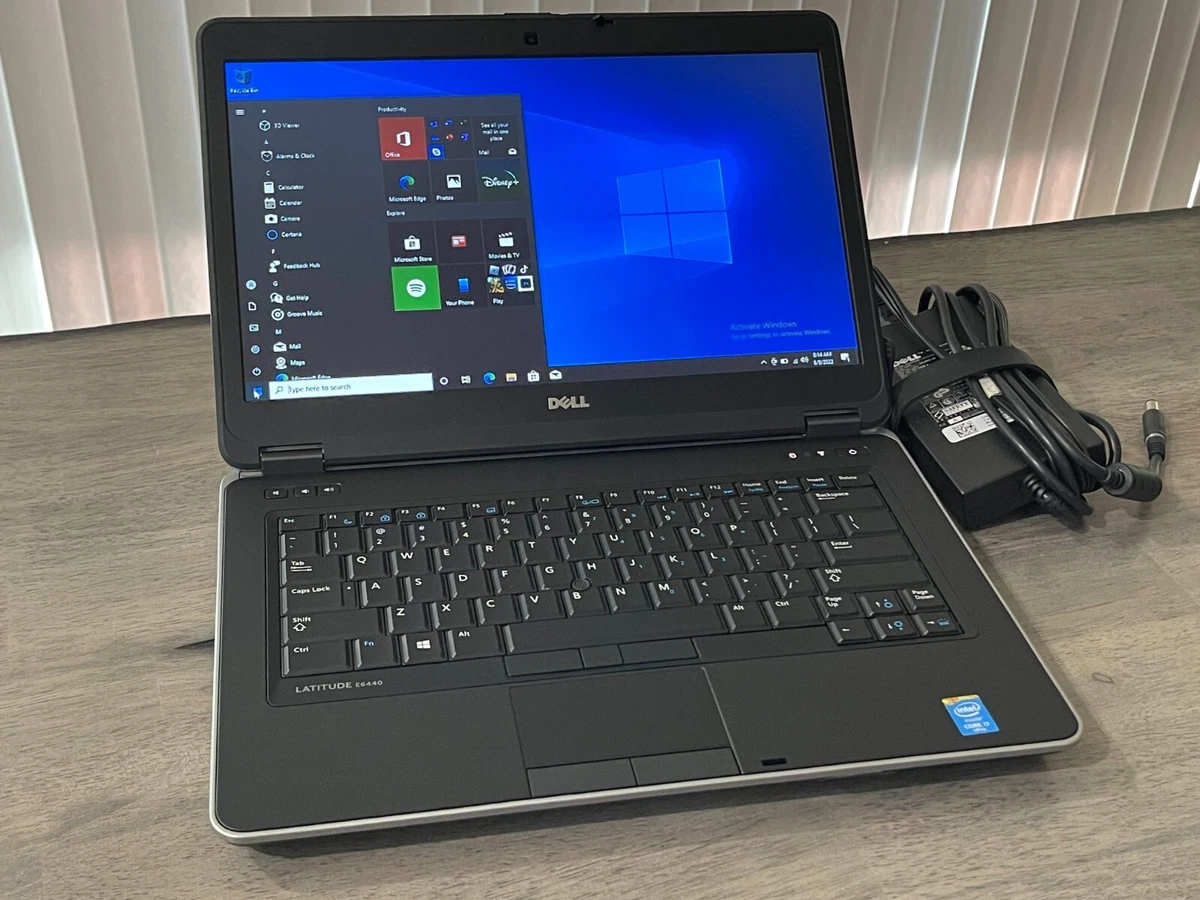 Dell Latitude E6440 i7 4610M Quad Core 3.00GHz 8GB RAM 500GB HDD DVD CD Win 10