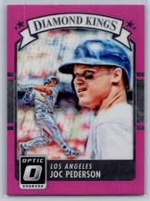 2016 panini donruss optic baseball joc pederson diamond kings pink prizm #14
