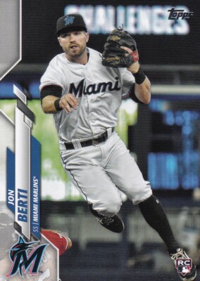 2020 TOPPS SERIES 2 RC JON BERTI MIAMI MARLINS ROOKIE BASEBALL B5812