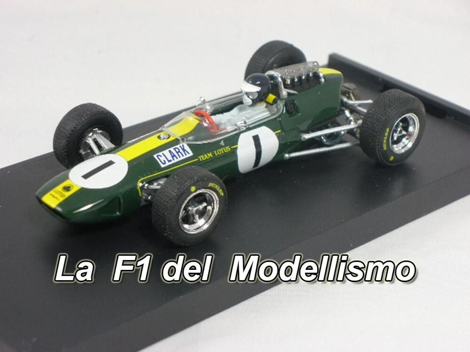 Brumm Lotus 33 #1 Jim Clark World Champion 1965 winner German GP 1/43 R592-CH - Immagine 2 di 3