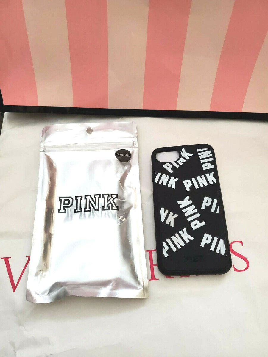 【iPhone6/7プラス】 ヴィクシー・PINK ケース Victoria's Secret PINK Iphone 6/7 Plus Black Logo with ID