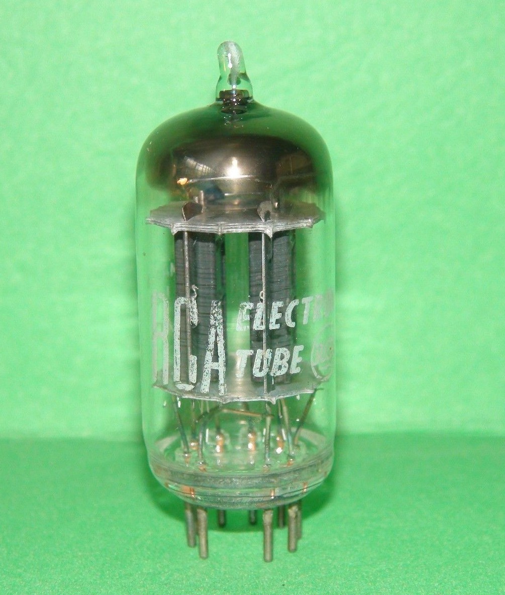 RCA 12AU7 ECC82 Black Plate D-Getter Vacuum Tube  Results = 1845/2095