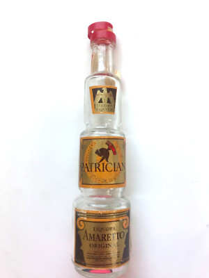 PATRICIAN AMARETTO LIQUEUR MINI BOTTLE EMPTY TO COMPLY WITH EBAY RULES