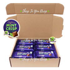 IRISH CADBURY CHOCOLATE MINT CRISP BAR 54g GIFT BOX Birthday Present Hamper☘️🍫