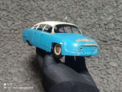 VINTAGE TATRA 603 TOY CAR IGRA ITES FRICTION CZECHOSLOVAKIA SOVIET ERA PARTS 