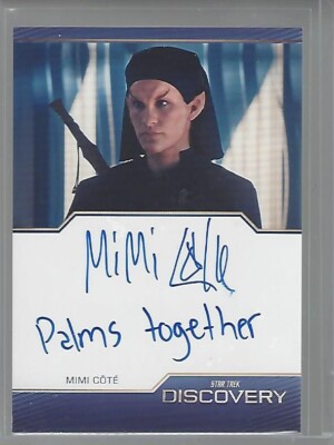 Star Trek Discovery Season 4 Mimi Cote Inscription autograph #05
