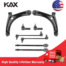 For Mitsubishi Lancer Outlander Front Lower Control Arms Sway Bars Tie Rods Kit 