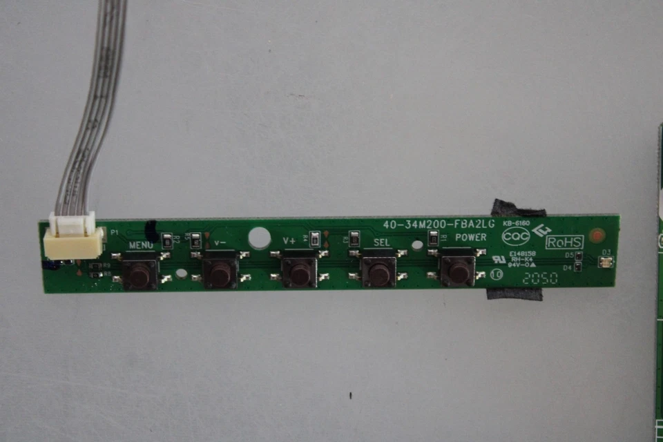 Mainboard-Viewsonic VX3219-PC-MHD 32 Zoll gebogener rahmenloser Gaming-Monitor - Bild 4 von 4