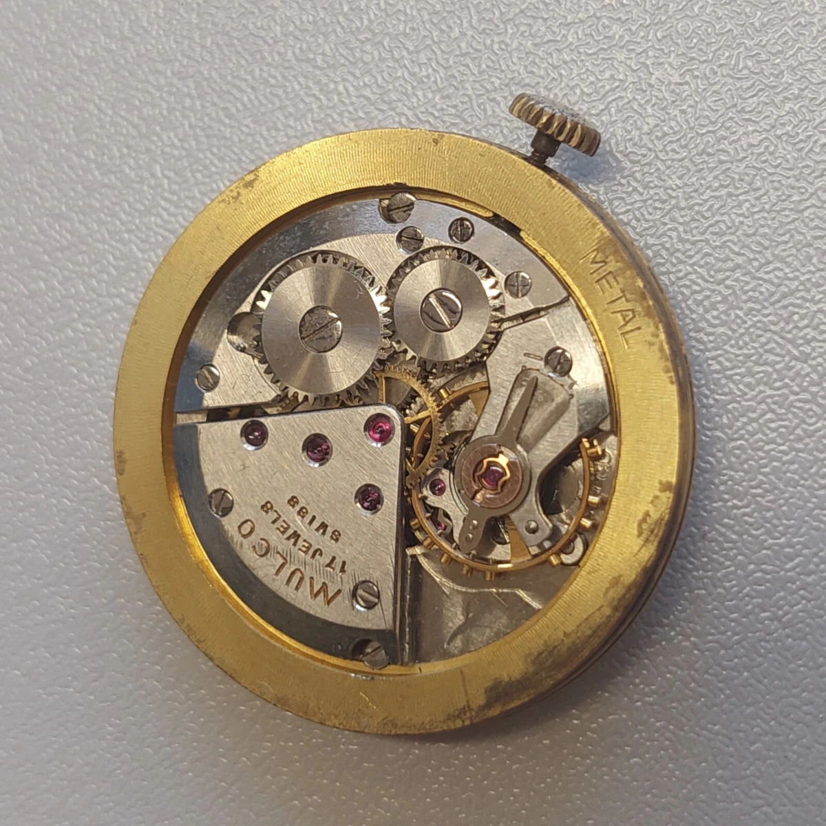 Mouvement Automatique Mulco Rexor Eta 2669 - Pour Restauration Montre Vintage