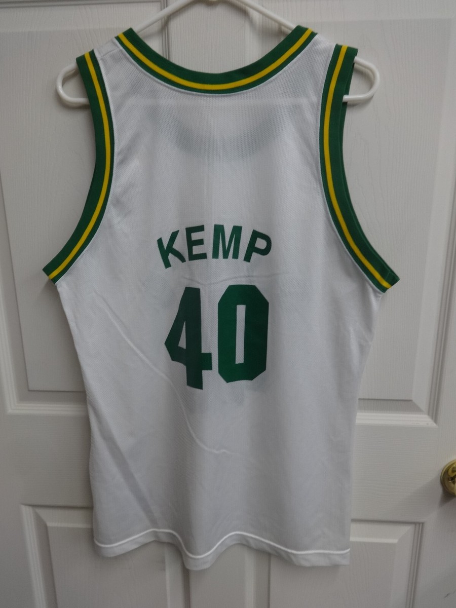 Maillot De Basket Shawn Kemp #40 Seattle Supersonics - Neuf Taille L