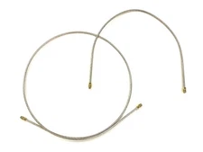 Pair of Stainless Rear Axle Brake Lines. Cut and Flared. You Just Bend to Place