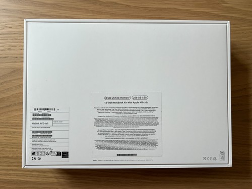  Empty Box (Boîte vide) | Apple | MacBook Air 13” | Model No. A2337 - Afbeelding 3 van 6