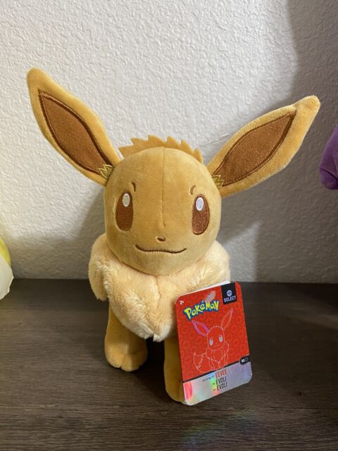 Pokemon Select Shiny Eevee Plush Wicked Cool Toys 8" Doll Toy RARE Series 2 for sale online 
