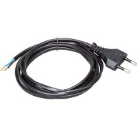 Kopp Euro-Zuleitung 2 M Elektro Strom Kabel Zuleitung Schwarz