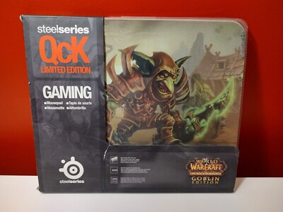 World of Warcraft ÉDITION GOBLIN STEELSERIES QCK ÉDITION LIMITÉE TAPIS SOURIS