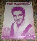 Elvis Presley Sheet Music - Wear My Ring Around Your Neck (1958)