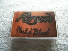 POISON - Flesh  Blood - CASSETTE CAPITOL 91813 -1990 - HARD ROCK GLAM METAL