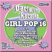 Party Tyme Karaoke - Girl Pop 16 8 8-Song CD G - Audio CD - VERY GOOD