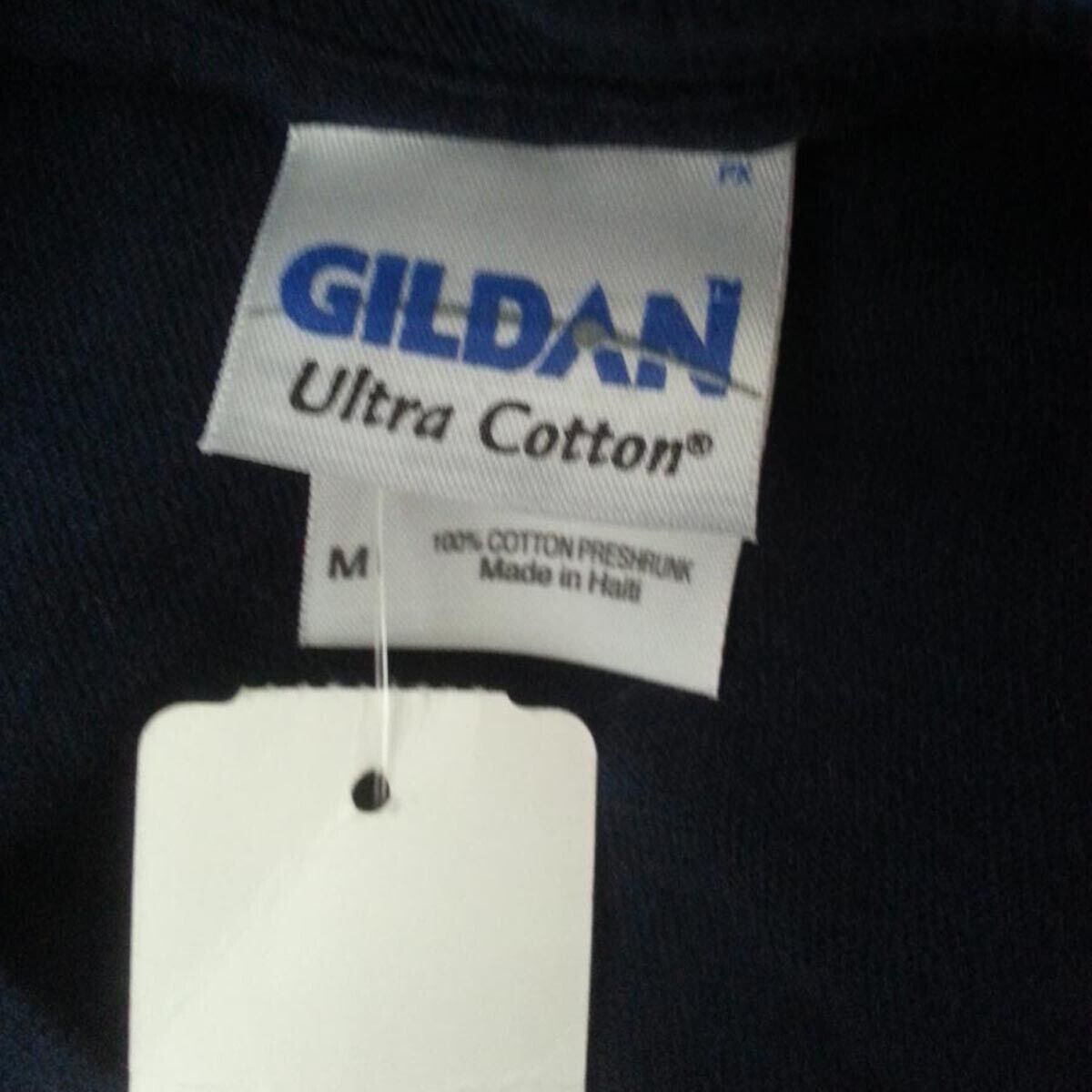 Sunsations Men Graphic T-shirt Size M Navy Blue Drining Games GILDAN ...