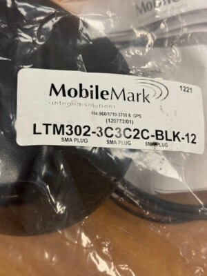 Mobile Mark | LTM302 ANTENNA,WIFI (Global Cellular, GPS) | LTM302-3C3C2C-BLK-12
