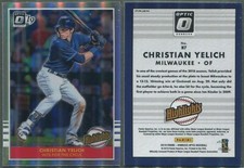 2019 Donruss Optic Highlights HOLO Prizm #H7 Christian Yelich Milwaukee Brewers