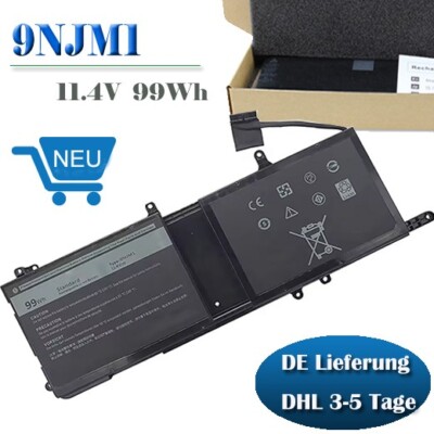 AKKU Für Dell Alienware 15 17 R3 R4 R5 HF25D 546FF 9NJM1 MG2YH 44T2R 99Wh NEU
