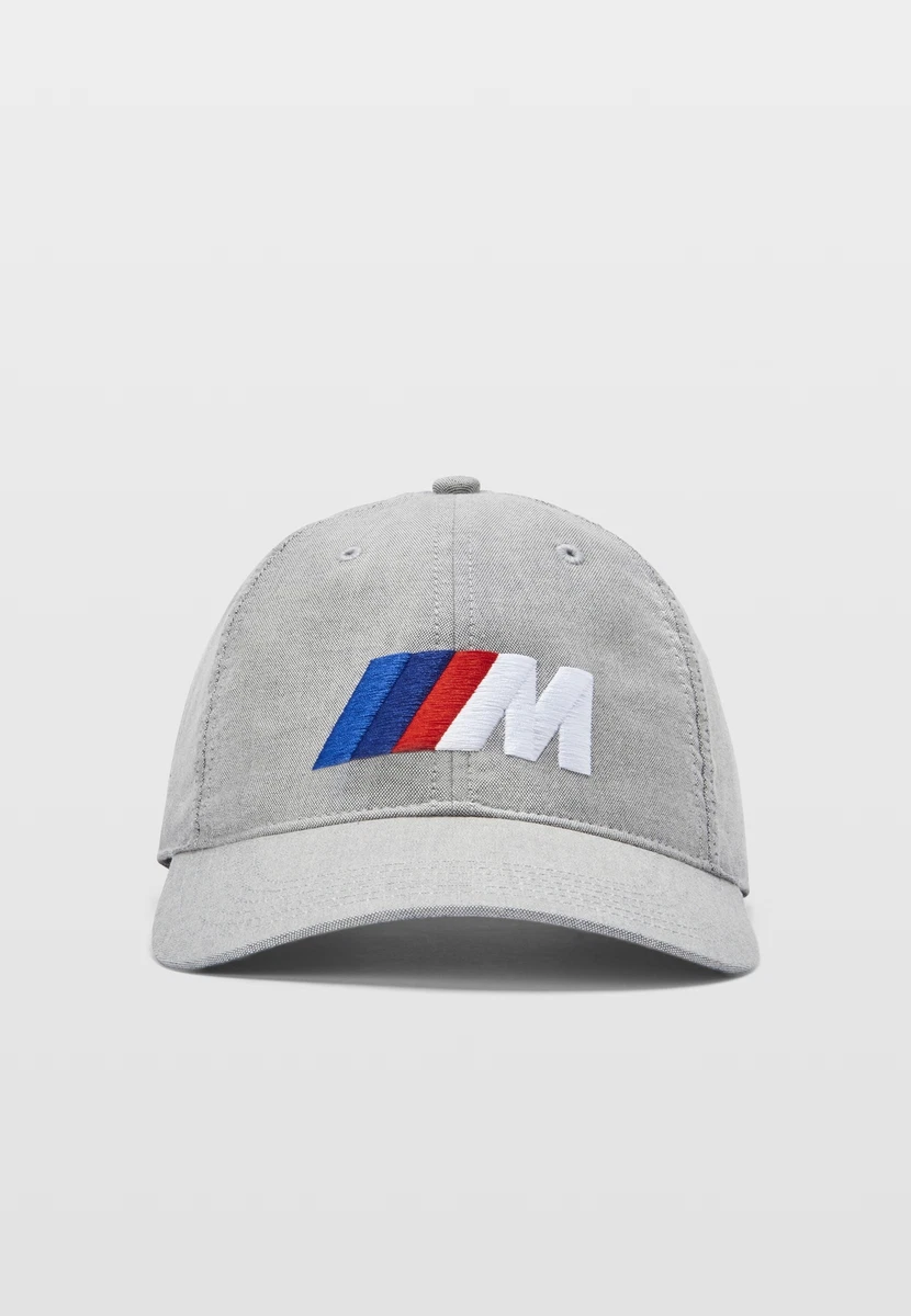 BMW Genuine M Baseball Cap Hat Logo Grey Adjustable Summer Adults 