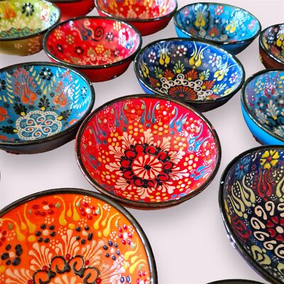Marokkanische Türkische Handarbeit Bunte Schale 100% Unikat Handarbeit Kunsthandwerk Schale