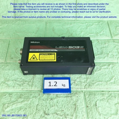 Mitutoyo LSM-503S 544-536, Laser Scan Emission unit as photo, sn:4304, DHLtoUS.