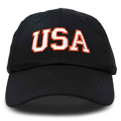 DALIX California Embroidered Baseball Cap – Adjustable Dad Hat – Black, Blue, Khaki, Red – Unisex Adult