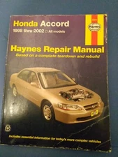 Haynes 42014 Repair Manual for Honda Accord 1998 - 2002